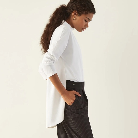 ADAY Something Borrowed Shirt in White Woman’s Large - Picture 4 of 8